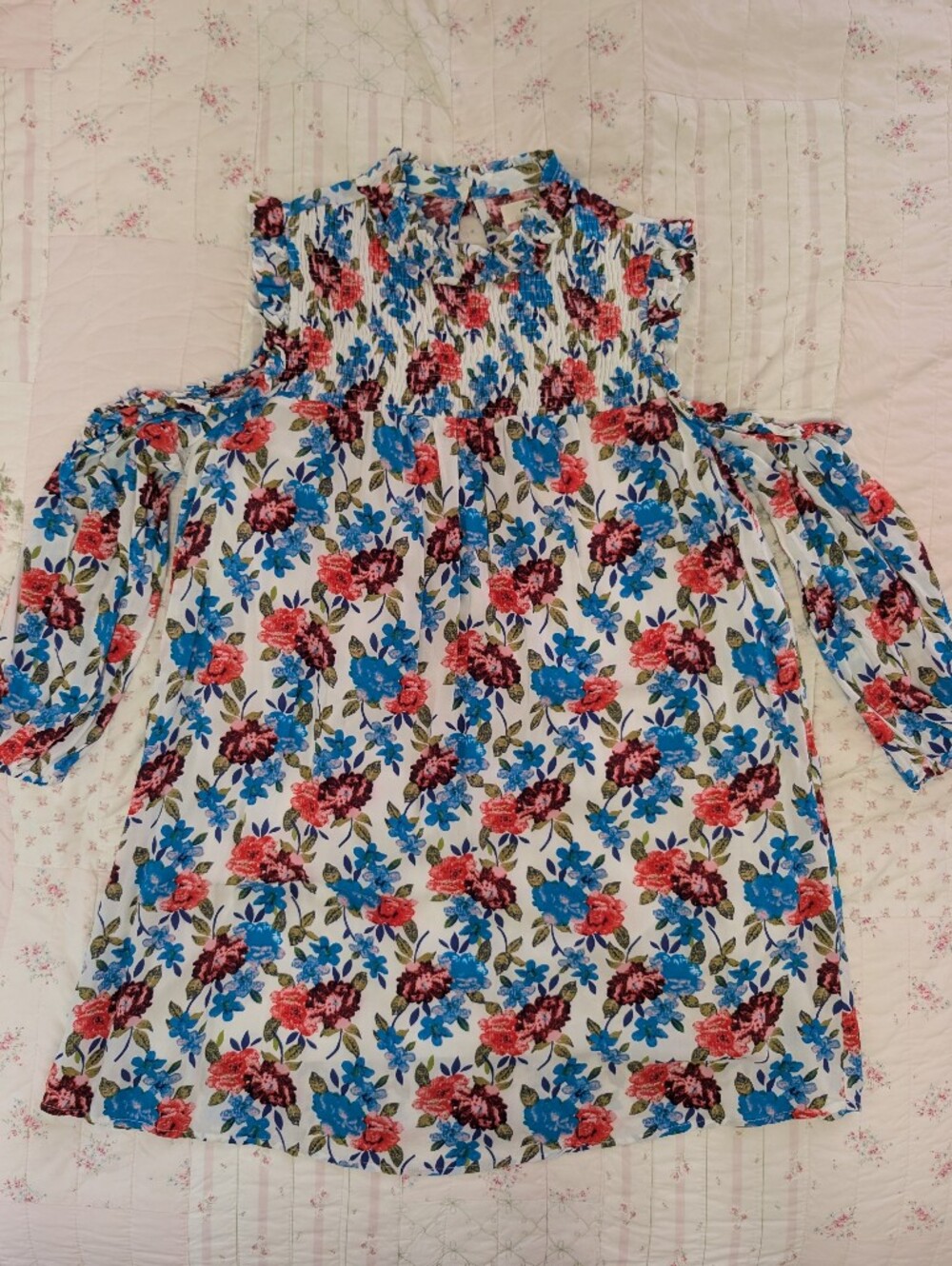 Fall Floral Dress